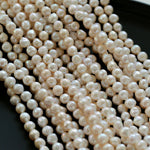 Wrinkled Baroque pearl Beaded Necklace