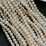 Wrinkled Baroque pearl Beaded Necklace