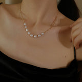 Smile Natural Shaped Pearl Necklace