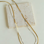 Spring Heartbeat Snake Bone Chain Necklace