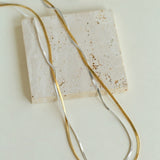 Spring Heartbeat Snake Bone Chain Necklace