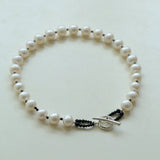 OT Black Spinel Baroque Pearl Weaving Choker Necklace gembea jewelry