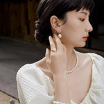 OT Buckle Baroque Pearl Bracelet - Gembea Jewelry