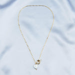 OT Buckle Love Baroque Pearl Chain Necklace - Gembea Jewelry