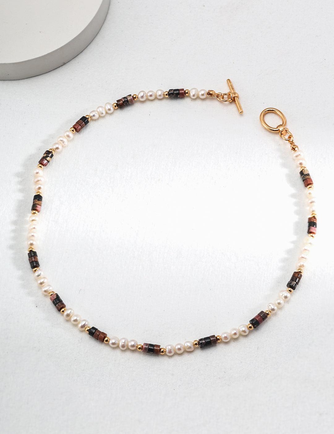 OT Buckle Tiger Eye Gemstone Beaded Necklaces - Gembea Jewelry