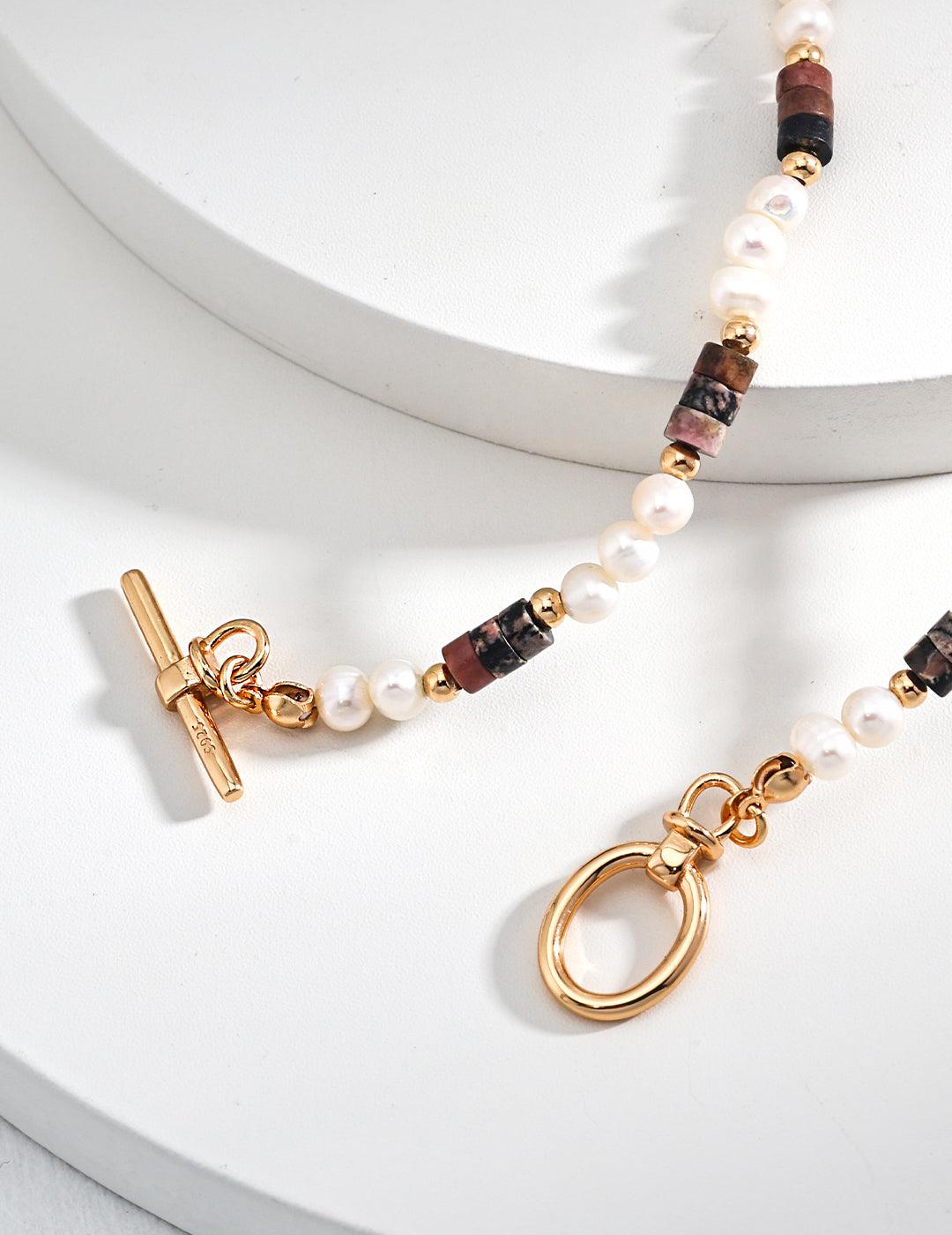 OT Buckle Tiger Eye Gemstone Beaded Necklaces - Gembea Jewelry