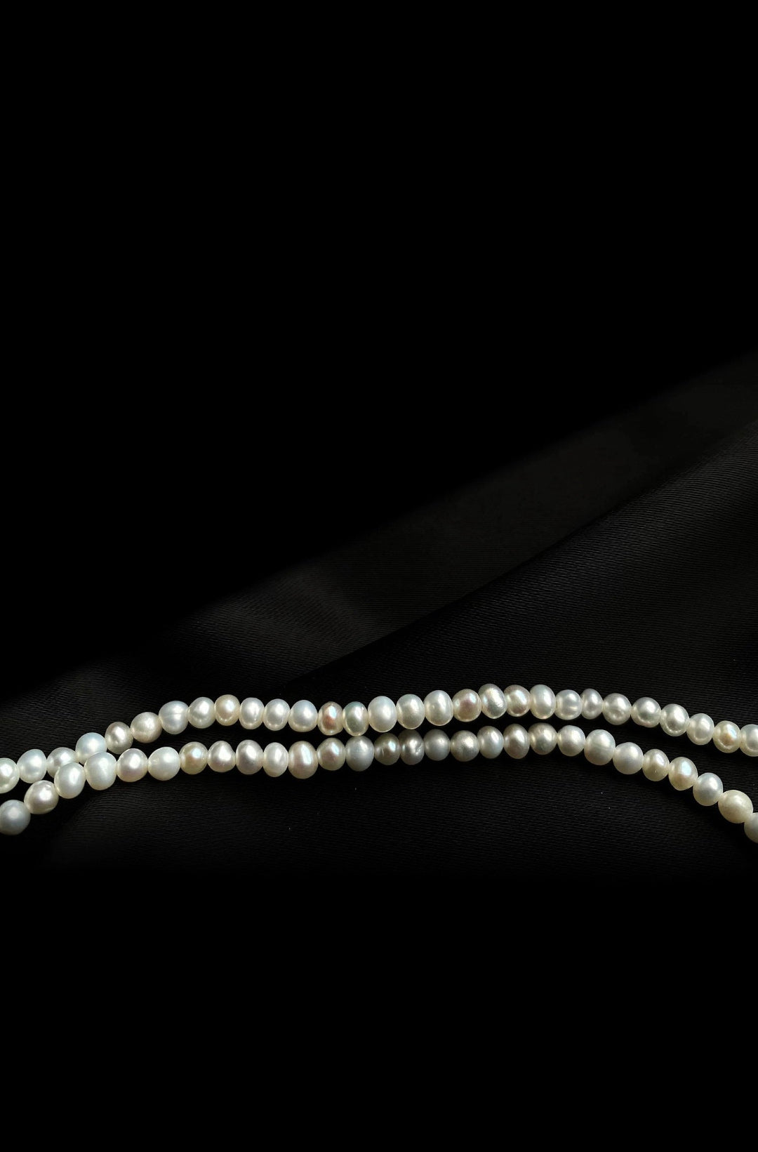 OT Gold Ball Pendant Pearl Beaded Necklace gembea jewelry