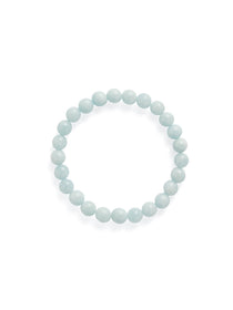 Ocean Breeze Aquamarine Beaded Bracelet gembea jewelry