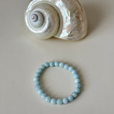 Ocean Breeze Aquamarine Beaded Bracelet gembea jewelry