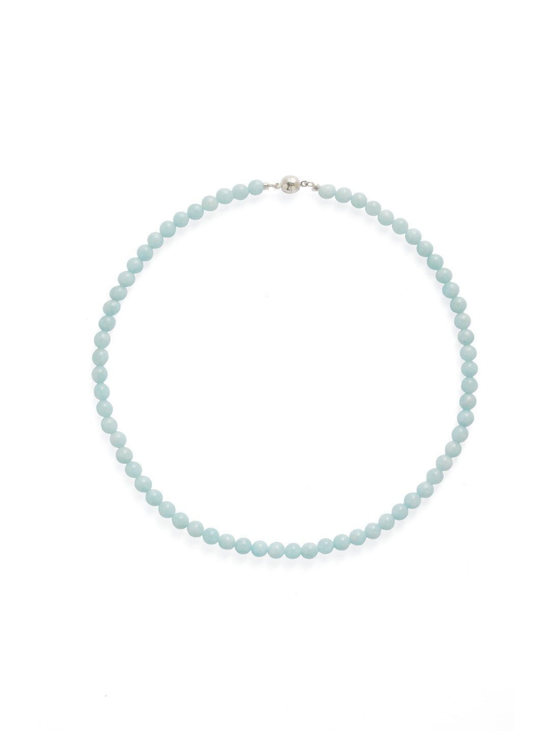 Ocean Breeze Aquamarine Beaded Necklace gembea jewelry
