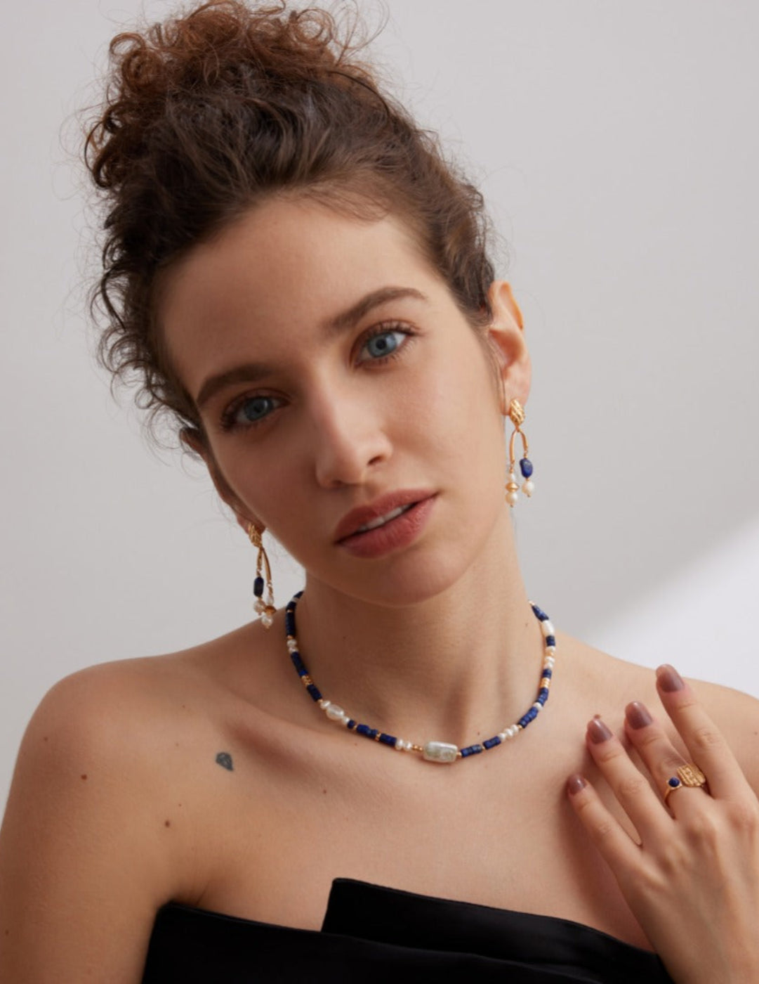 Gembea Jewelry Lazuli Days Series Ocean Pulse Necklace