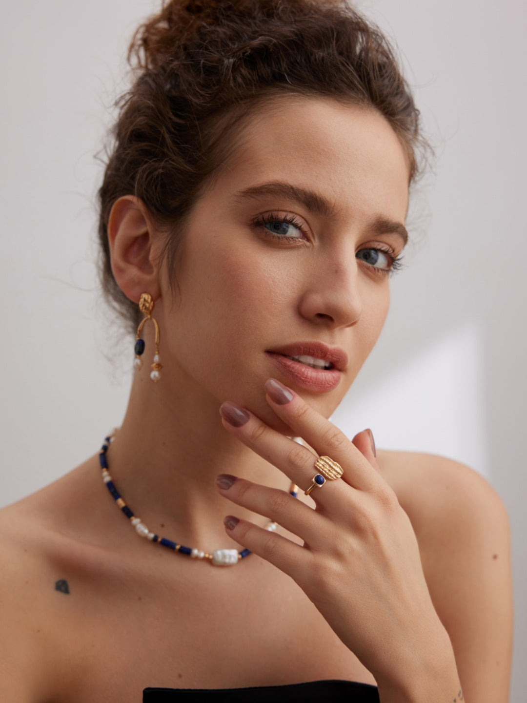 Gembea Jewelry Lazuli Days Series Ocean Pulse Ring