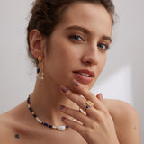 Gembea Jewelry Lazuli Days Series Ocean Pulse Ring