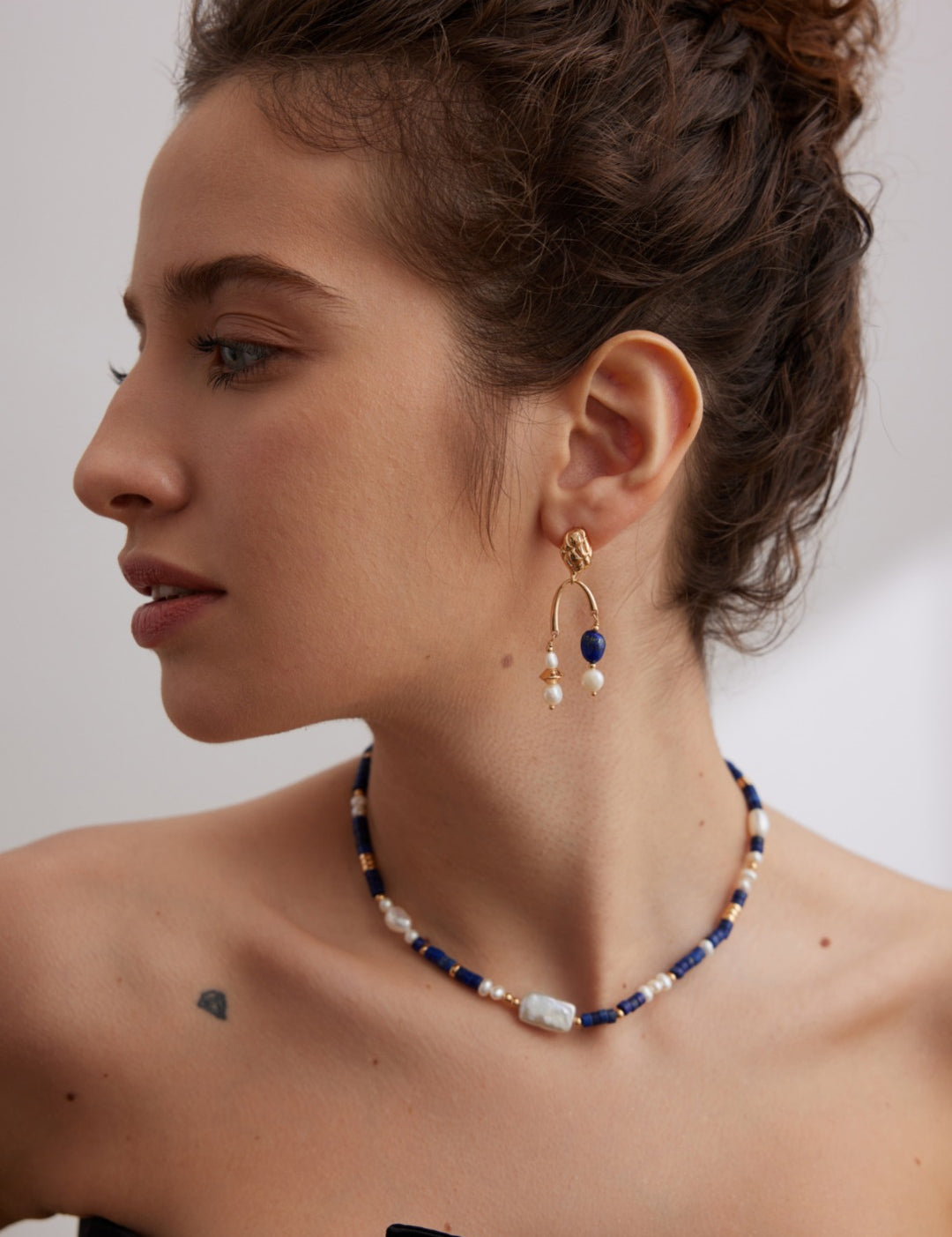 Gembea Jewelry Lazuli Days Series Ocean Pulse Earrings