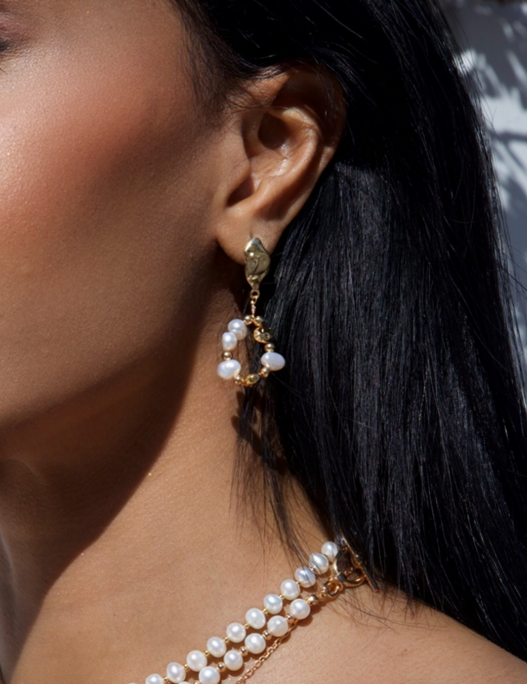 Pearl Earrings-Gembea Jewelry