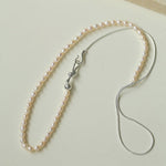 Pearl Splicing Chain Multilayer Long Necklace gembea jewelry