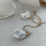 Petal Baroque Long Chain Earrings - Gembea Jewelry