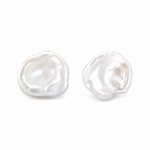 Petal Baroque Pearl Stud Earrings gembea jewelry