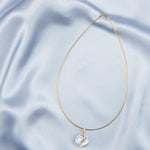 Petal Baroque Pendant 18K Gold Collar Necklace - Gembea Jewelry