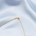 Petal Baroque Pendant 18K Gold Collar Necklace - Gembea Jewelry