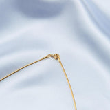 Petal Baroque Pendant 18K Gold Collar Necklace - Gembea Jewelry