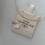 Petal Baroque Pendant 18K Gold Collar Necklace - Gembea Jewelry