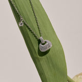 Petit Bag Lab-grown Diamond Silver Chain Necklace gembea jewelry