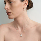 Petit Bag Lab-grown Diamond Silver Chain Necklace gembea jewelry