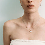 Petit Bag Lab-grown Diamond Silver Chain Necklace gembea jewelry