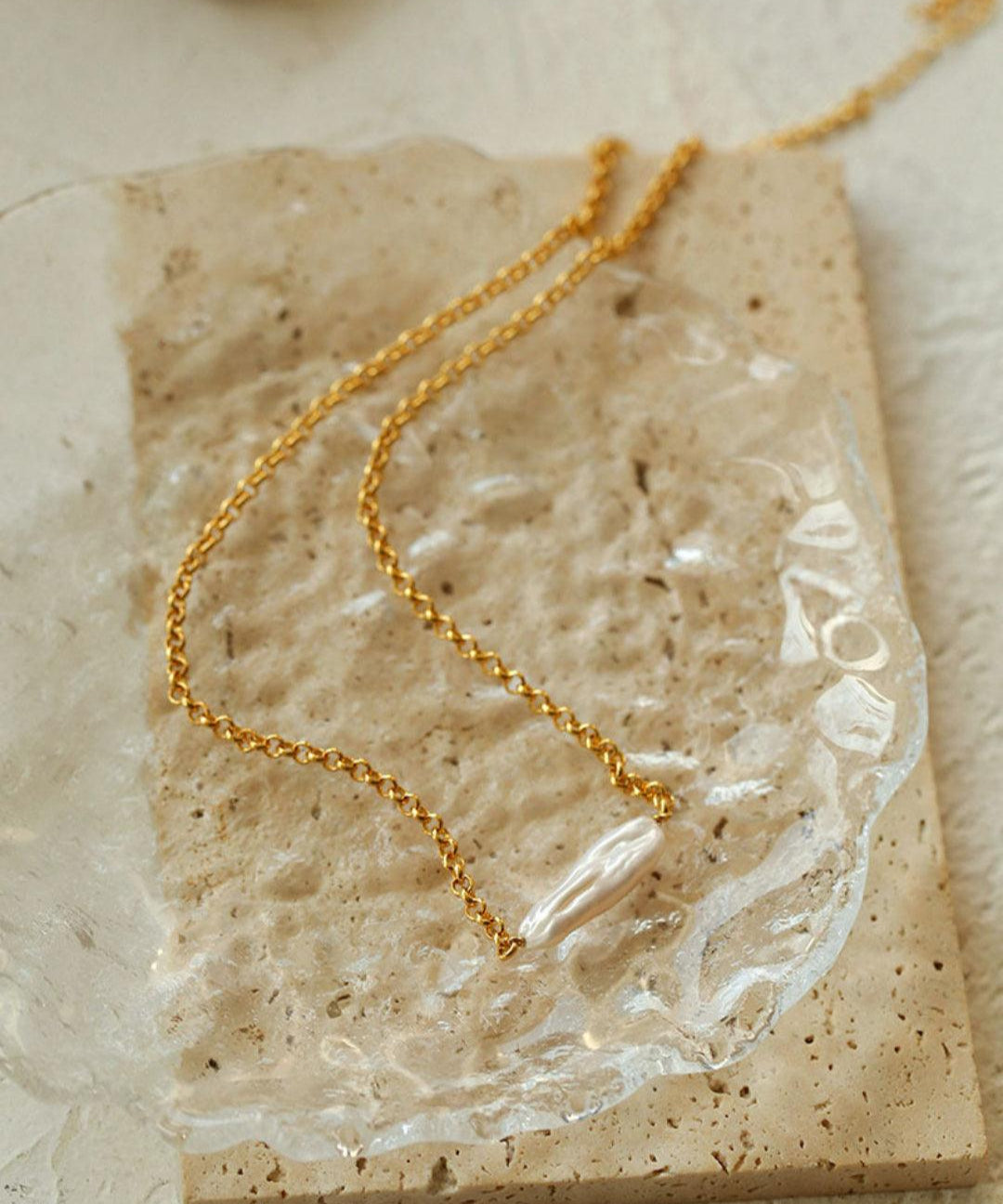 Pipa Baroque Pearl Necklace - Gembea Jewelry