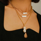 Pipa Baroque Pearl Necklace - Gembea Jewelry