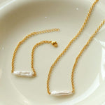 Pipa Baroque Pearl Necklace - Gembea Jewelry