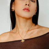 Planet Element Gold Single Pendant Necklace - Gembea Jewelry