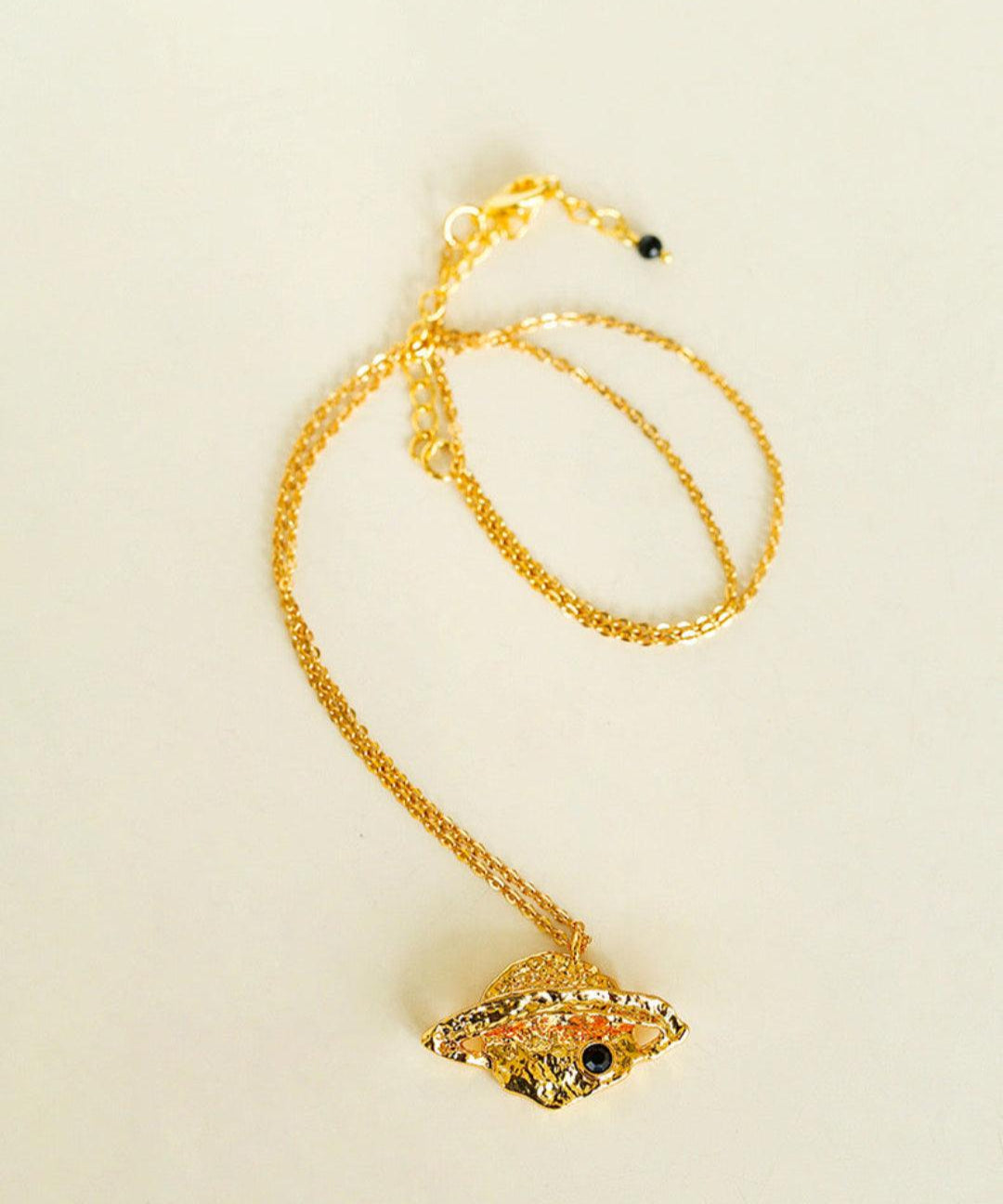 Planet Element Gold Single Pendant Necklace - Gembea Jewelry