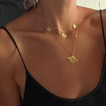Planet Element Gold Single Pendant Necklace - Gembea Jewelry