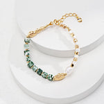Qinghai Jade Gemstone and Pearl Bracelets - Gembea Jewelry