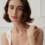 Qinghai Jade Gemstone and Pearl Bracelets - Gembea Jewelry