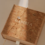 Rain Drop Lab-grown Diamond Gold Chain Necklace gembea jewelry