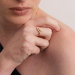 Rain Drop Lab-grown Diamond Ring gembea jewelry