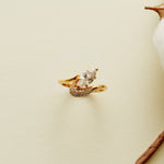 Rain Drop Lab-grown Diamond Ring gembea jewelry