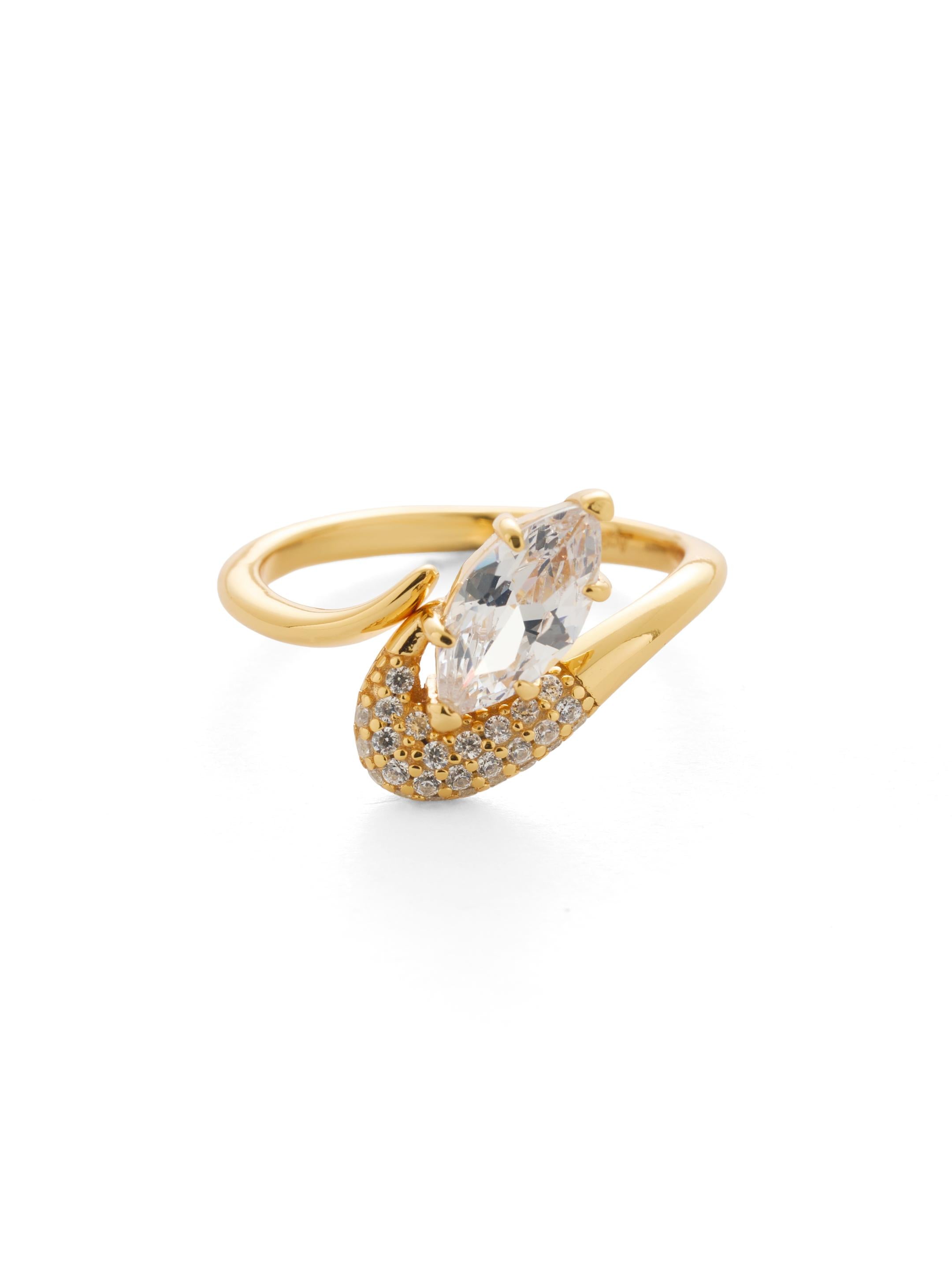 Rain Drop Lab-grown Diamond Ring gembea jewelry