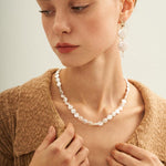 Rectangular Baroque Pearl Bracelet - Gembea Jewelry