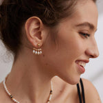 Roman Holiday Rice Pearl Earrings - Gembea Jewelry