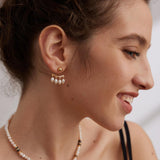 Roman Holiday Rice Pearl Earrings - Gembea Jewelry