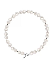 Round Baroque Pearl Beaded Necklace gembea jewelry
