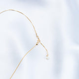 Round Baroque Pendant Chain Pearl Necklace - Gembea Jewelry