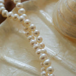 Round Freshwater Pearl Strand Choker Necklace gembea jewelry