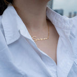 18K Gold S925 Sterling Silver Custom Name Necklaces - Gembea Jewelry