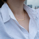 18K Gold S925 Sterling Silver Custom Name Necklaces - Gembea Jewelry