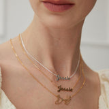 18K Gold S925 Sterling Silver Custom Name Necklaces - Gembea Jewelry